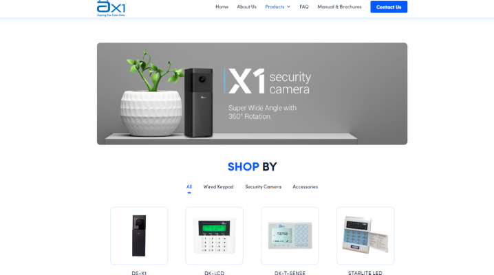 Ax1 Product page